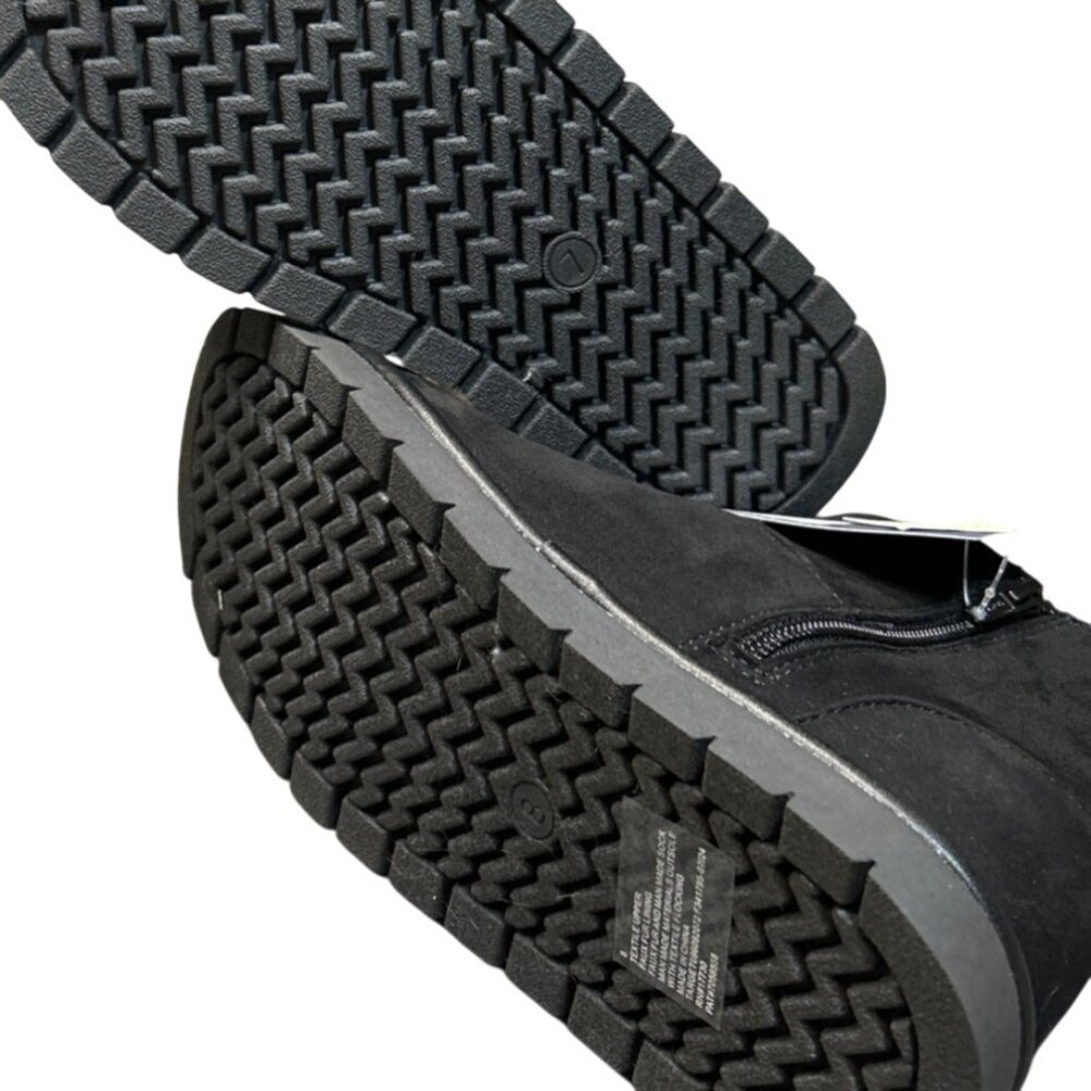 Universal Thread Memory Foam Booties in May Black Size 8 NWT - Picture 8 of 8